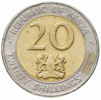 купить Кения 20 шиллингов (shillings) 2005-2009, случайная дата