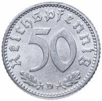 купить Германия, Третий рейх 50 рейхспфеннигов 1940 D