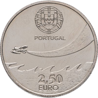купить Португалия 2.5 евро (euro) 2014 100 лет военной авиации