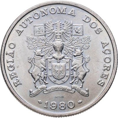 купить Португалия 25 эскудо (escudos) 1980 "Автономная область Азорские острова"