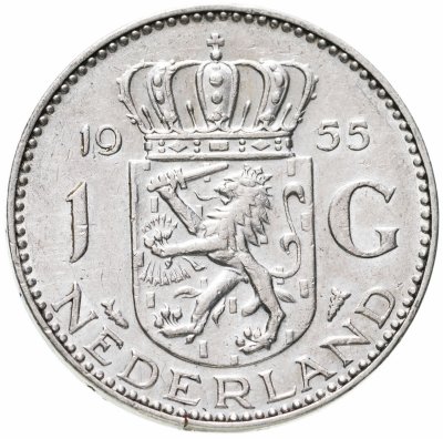 купить Нидерланды 1 гульден (gulden) 1955