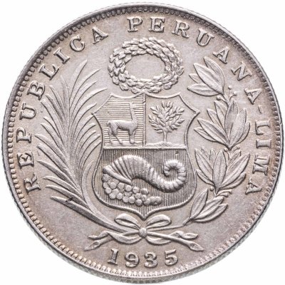 купить Перу 1/2 соля (sol) 1935
