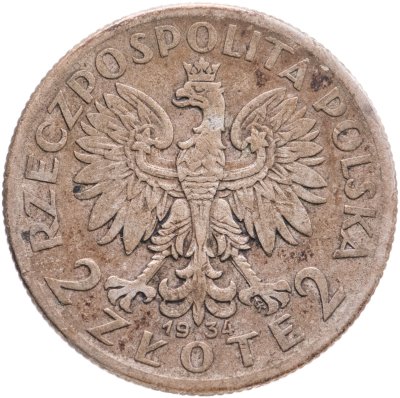 купить Польша 2 злотых (zlote) 1934 Королева Ядвига