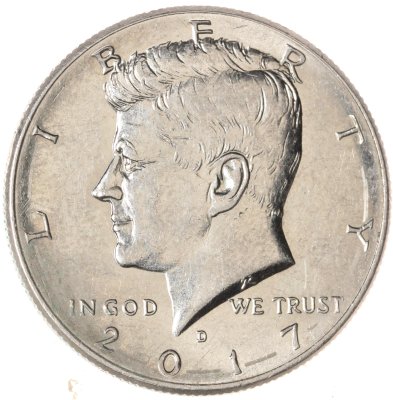 купить США 50 центов (1/2 доллара, half dollar) 2017 D Kennedy Half Dollar знак монетного двора: "D" - Денвер