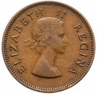 Купить ЮАР 1/2 пенни (penny) 1953-1959 случайный год