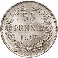 купить 50 пенни (pennia) 1916 S