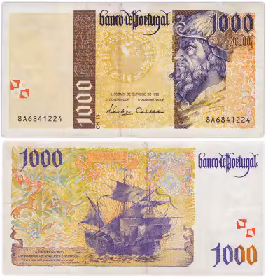 купить Португалия 1000 эскудо 1996 год