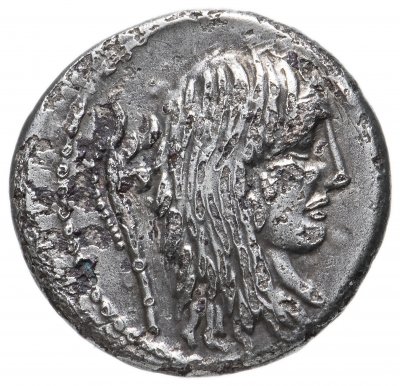 купить Римская Республика, Луций Гостилий Сасерна (L. Hostilius Saserna) , 48 год до Р.Х., денарий.(Диана/Артемис)