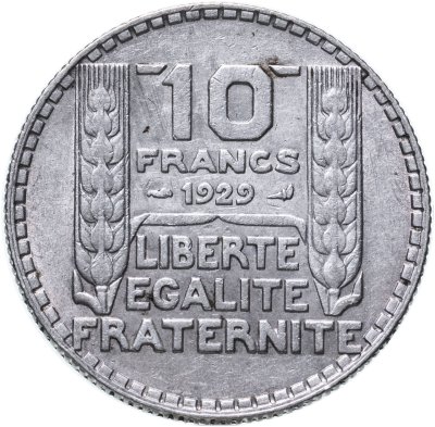 купить Франция 10 франков (francs) 1929