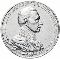 купить Германская Империя (Пруссия) 3 марки (mark) 1913 "25 лет правлению Вильгельма II"