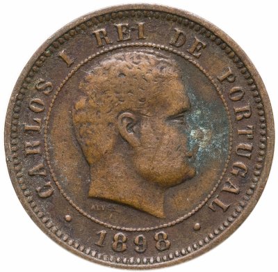 купить Португалия 5 рейс (reis) 1898