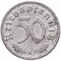 купить Германия (Третий рейх) 50 рейхспфеннигов (reichspfennig) 1935 A, отметка монетного двора: "A" - Берлин