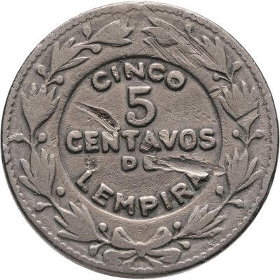 купить Гондурас 5 сентаво (centavos) 1956