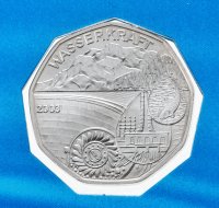 Купить Австрия 5 евро 2003 "Гидроэнергетика" BU