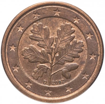 купить Германия 1 цент (cent) 2002-2019