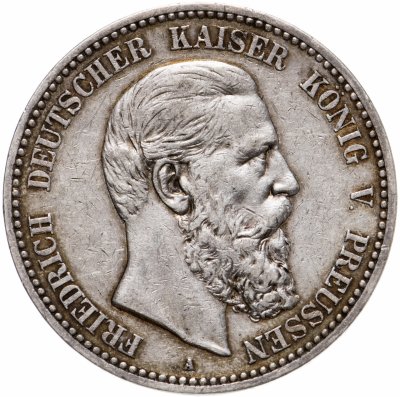 купить Германия (Пруссия), 5 марок 1888 A - Пруссия, император Фридрих III