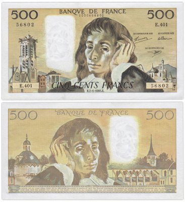 купить Франция 500 франков 1993 (Pick 156j)