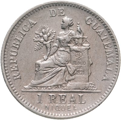 купить Гватемала 1 реал 1900