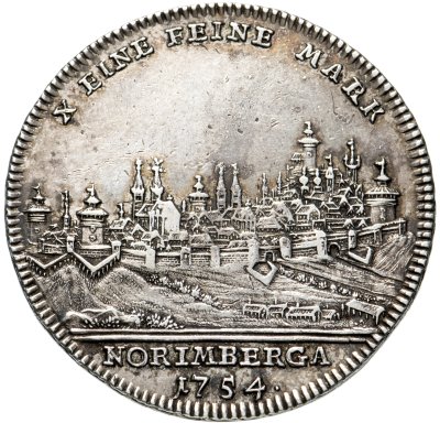 купить Нюрнберг 1 талер 1754