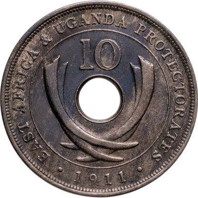 купить Британская Восточная Африка и Уганда 10 центов (cents) 1911