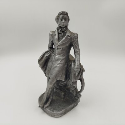 купить Статуэтка "Пушкин на мосту", силумин, СССР, 1960-1980 гг.
