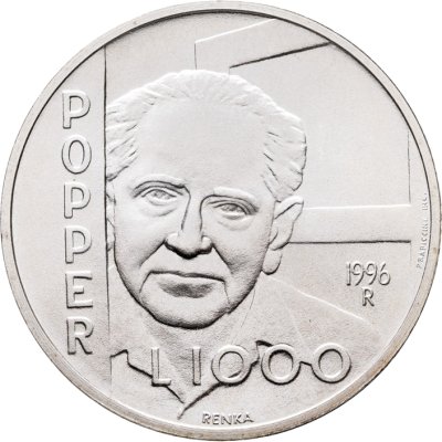 купить Сан-Марино 1000 лир (lire) 1996 "Карл Раймунд Поппер"