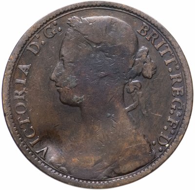 купить Великобритания 1 пенни (penny) 1878