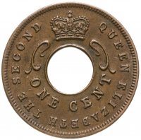 купить Британская Восточная Африка 1 цент (cent) 1957