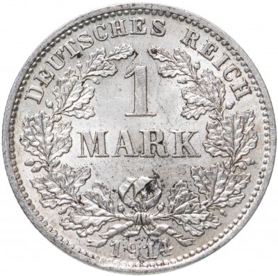 купить Германия (Германская империя) 1 марка 1914 "D"