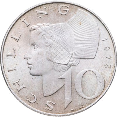 купить Австрия 10 шиллингов (shillings) 1973