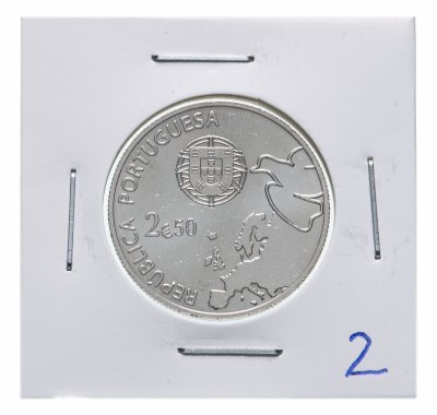 купить Португалия 2,5 евро 2015 70 лет мира в Европе
