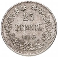 купить 25 пенни (pennia) 1916 S