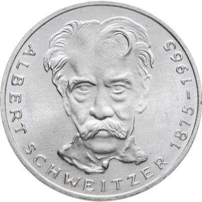 купить Германия 5 марок (deutsche mark) 1975 100 лет со дня рождения Альберта Швейцера