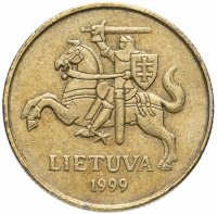 купить Литва 50 центов (cents) 1997-2000, случайная дата