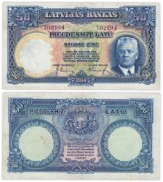 купить Латвия 50 лат 1934 (Pick 20)