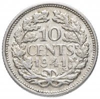 Купить Нидерланды 10 центов (cents) 1941