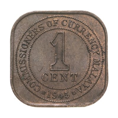 купить Малайя 1 цент (cent) 1945