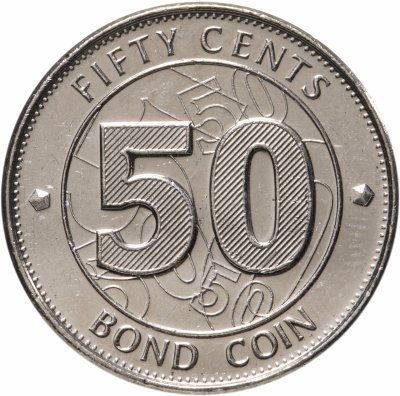 купить Зимбабве 50 центов (cents) 2014