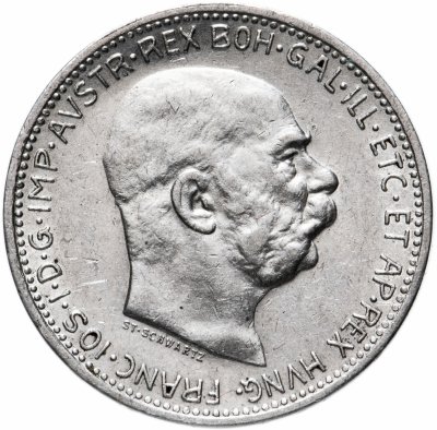 купить Австро-Венгрия 1 крона (crown) 1913, монета для Австрии