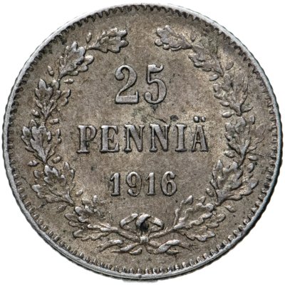 купить 25 пенни (pennia) 1916 S