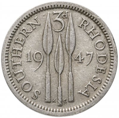 купить Южная Родезия 3 пенса (pence) 1947