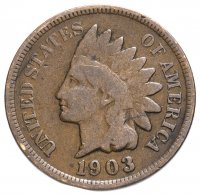 Купить США 1 цент (cent) 1903 Indian Head Cent