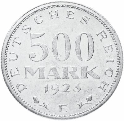 купить Германия (Веймарская республика) 500 марок 1923 E