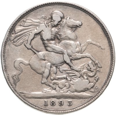 купить Великобритания 1 крона (crown) 1893