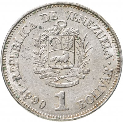 купить Венесуэла 1 боливар (bolivar) 1990
