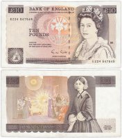 Купить Великобритания 10 фунтов 1988-1991 Pick 379e