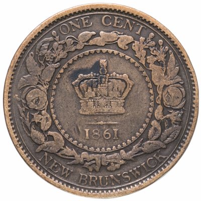 купить Канада провинция Нью-Брунсвик 1 цент 1861