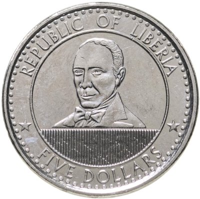 купить Либерия 5 долларов (dollars) 2022