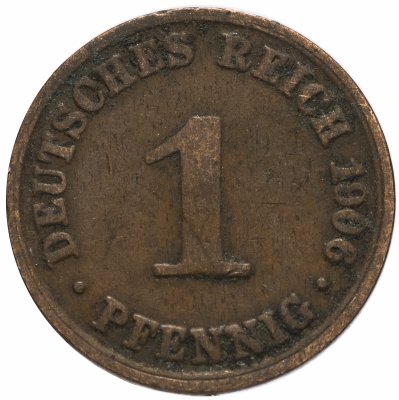 купить Германия 1 пфенниг (pfennig) 1890-1916 период Германской Империи
