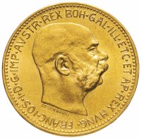 купить Австрия 20 крон (corona) 1915 рестрайк